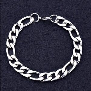 8.5” 10mm Stainless Steel Bracelet